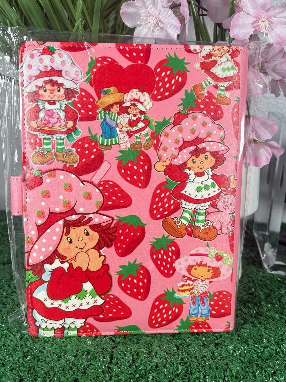 Strawberry shortcake Custom A5 Binder with 50 lined paper included